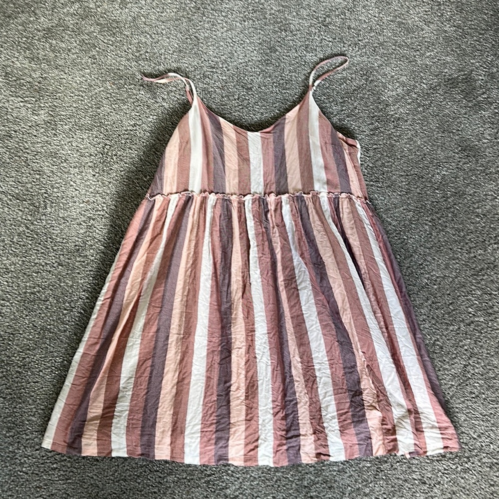 Stripped colorful madewell dress